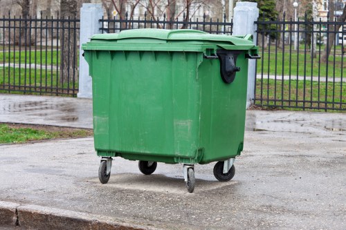 Efficient loading of a domestic skip in Norbiton