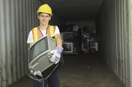 Detailed recycling and disposal of office electronics